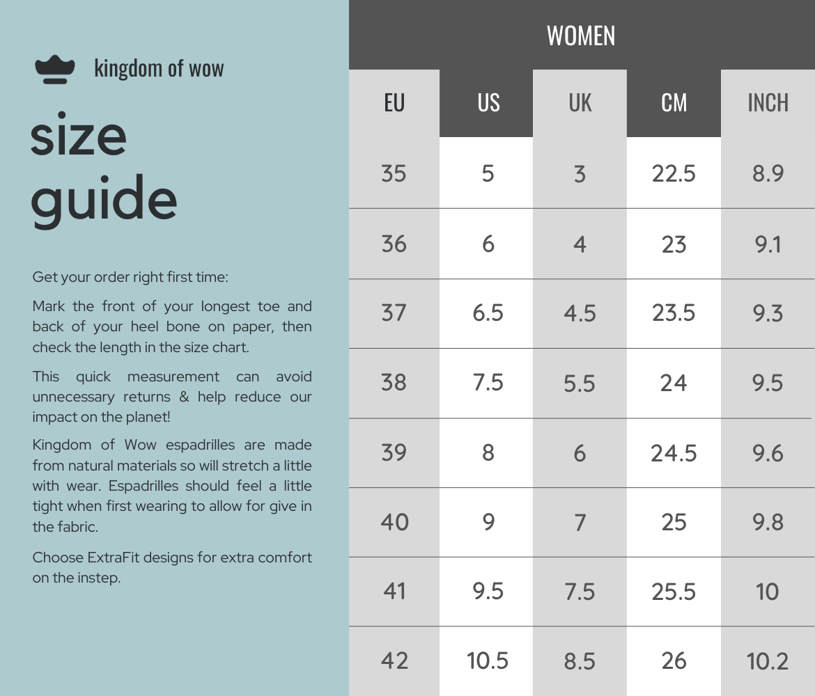 Women's Marine Extra Fit Espadrilles