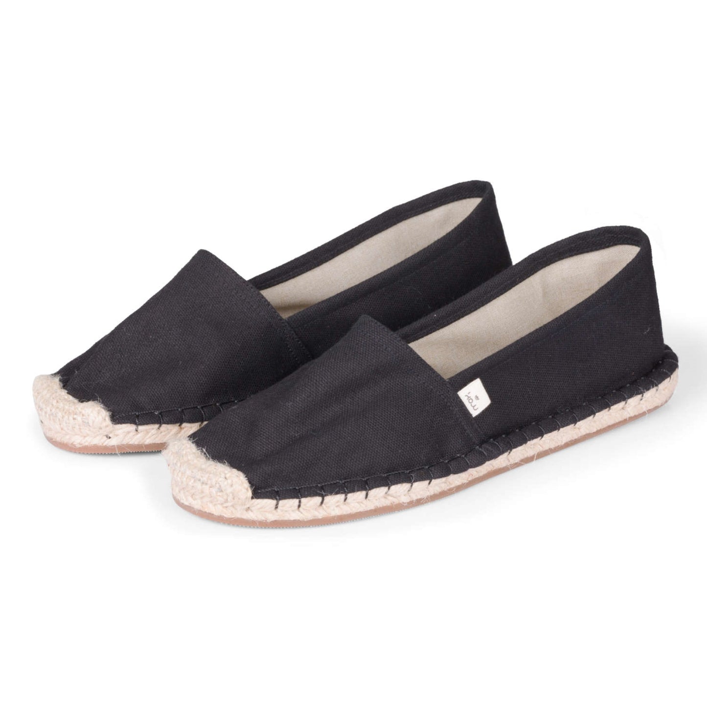 Kingdom of Wow Jet Black Handmade Espadrilles for Men