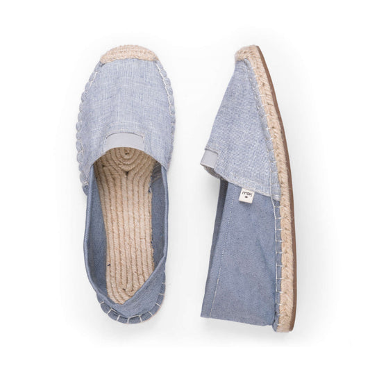 Kingdom of Wow Caesious Blue Handmade Espadrilles for Women