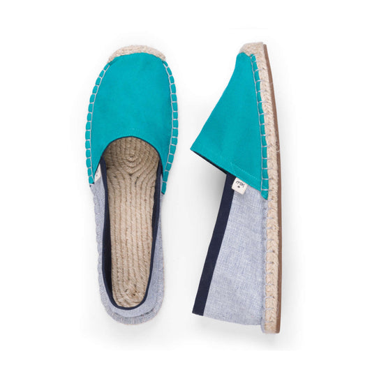 Kingdom of Wow Curacao Turquoise Handmade Espadrilles for Women