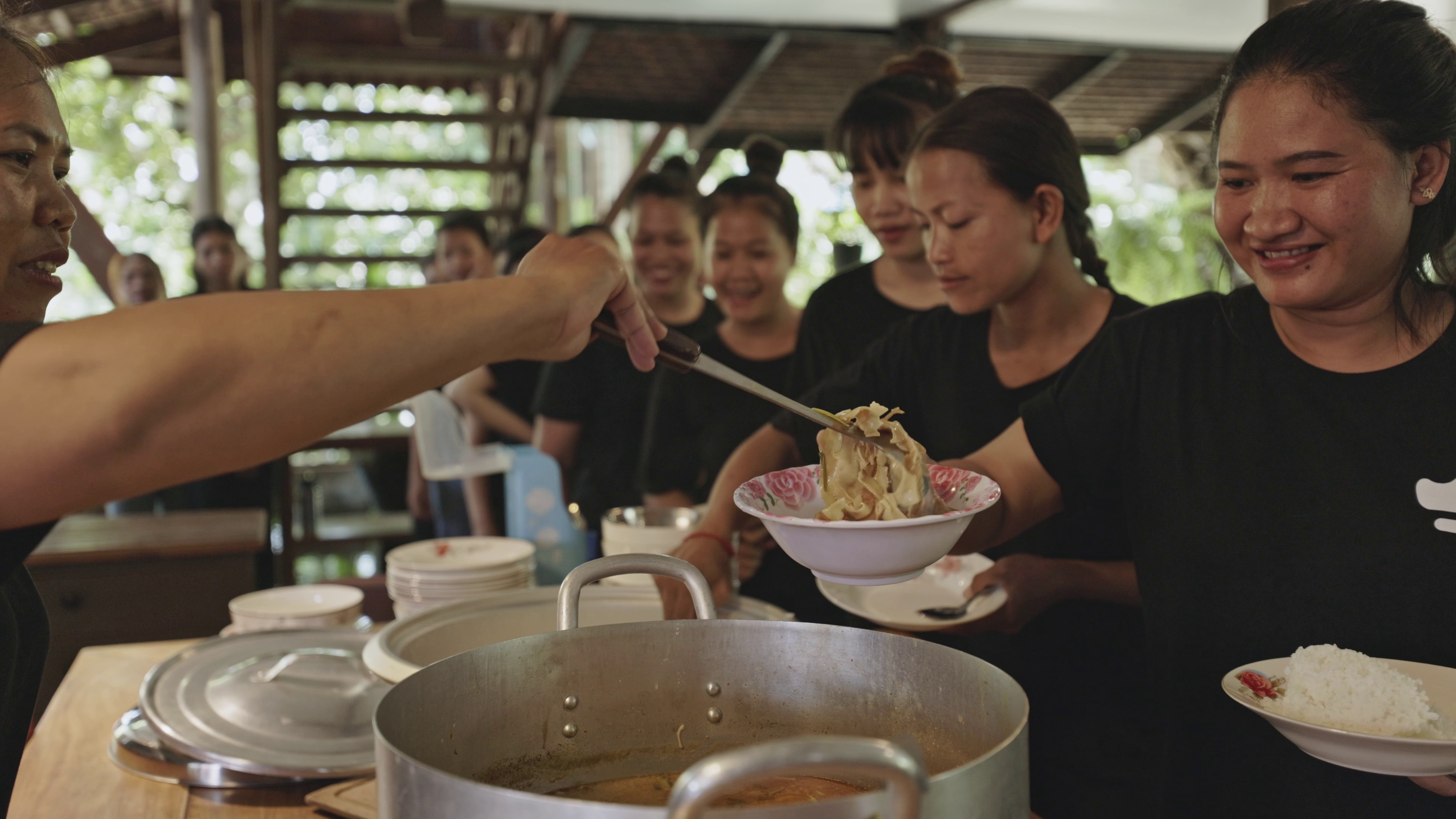 Cambodian women receive free nutritious lunch from employers KOW Lifestyle Manufacturing